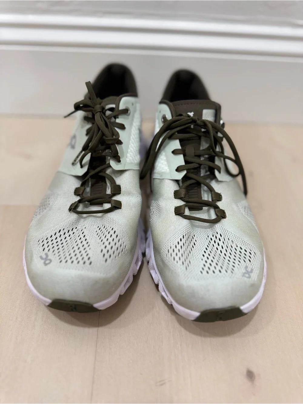 On Running X Cloud 2 Men's Shoe Aloe/White Green Men's 9.5